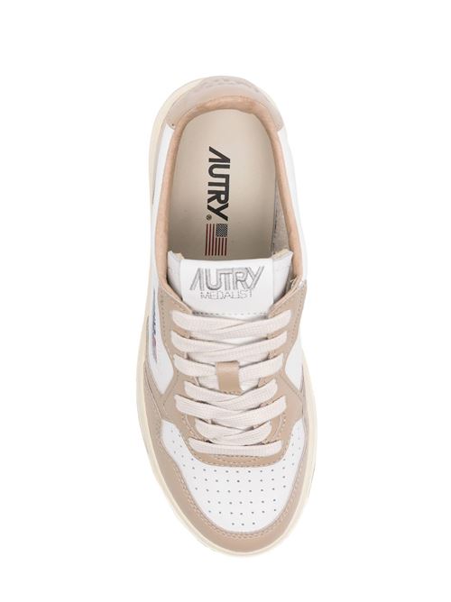 White/camel brown sneaker AUTRY | AULWWB51WHT/WHT PEP